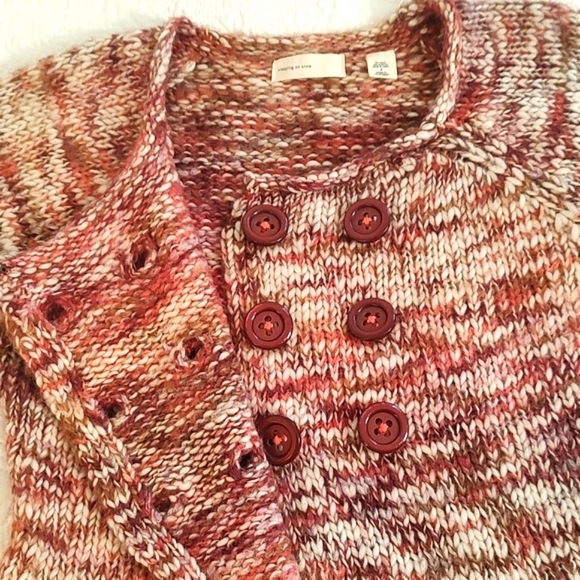 Sleeping on Snow/Anthropologie Double Breasted Wool Sweater/Size S - Picture 2 of 10